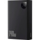 Батарея універсальна Baseus Adaman Metal Digital Display 24000mAh 140W, Black (P10021508113-00) (P10021507112-02 / P10021508113-00)