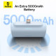 Батарея універсальна Baseus Compact 4900mAh 20W Type-C, White (PPWC05T) (P10068302212-00)