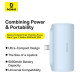Батарея універсальна Baseus Compact 4900mAh 20W Lightning, Black (PPWC05I) (P10068304112-00)