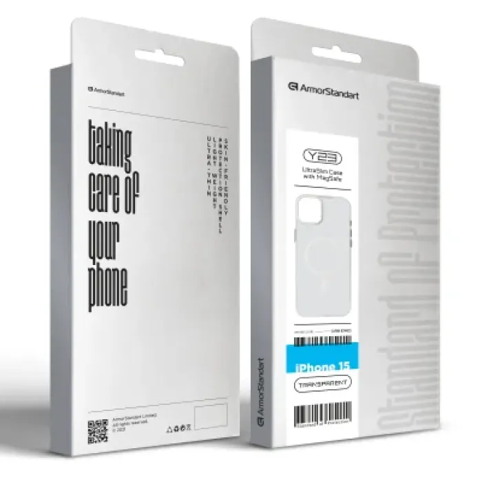 Чохол до мобільного телефона Armorstandart Y23 MagSafe Apple iPhone 15 Transparent (ARM82482)