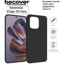 Чохол до мобільного телефона BeCover Motorola Edge 50 Neo Black (712744)