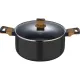 Каструля Bergner Earth black, з кришкою 24 см, 4.3 л (BG-32036-BK)
