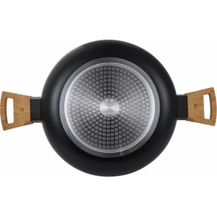 Каструля Bergner Earth black, з кришкою 24 см, 4.3 л (BG-32036-BK)