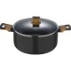 Каструля Bergner Earth black, з кришкою 28 см, 6 л (BG-32037-BK)