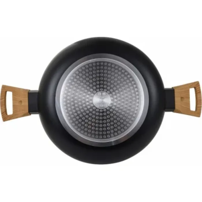 Каструля Bergner Earth black, з кришкою 28 см, 6 л (BG-32037-BK)