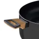 Каструля Bergner Earth black, з кришкою 28 см, 6 л (BG-32037-BK)