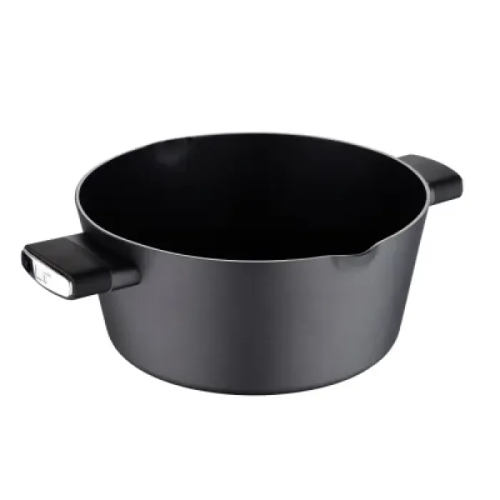 Каструля Bergner Ion, з кришкою 6 л (BG-35802-BK)