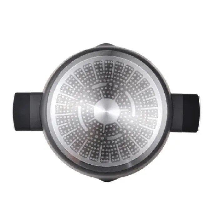 Каструля Bergner Ion, з кришкою 6 л (BG-35802-BK)