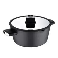 Каструля Bergner Ion, з кришкою 6 л (BG-35802-BK)