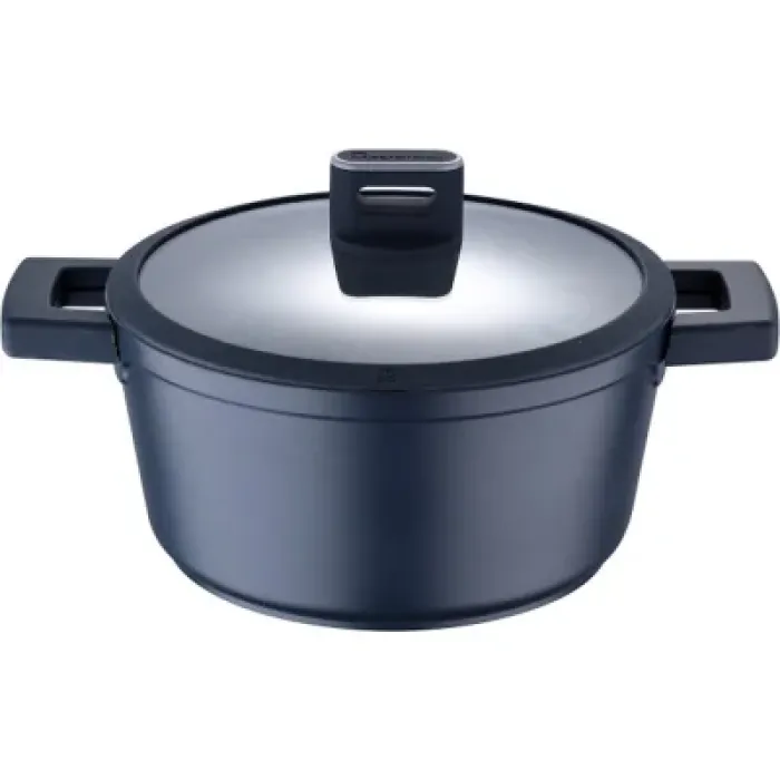 Каструля MasterPro Indigo з кришкою 24 см 4,5 л (BGMP-7979)