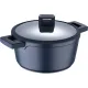 Каструля MasterPro Indigo з кришкою 24 см 4,5 л (BGMP-7979)
