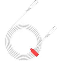 Дата USB-C кабель USB-C 1.2m CC100SC 100W White Canyon (CNS-CC100SC12W)