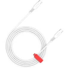 Дата USB-C кабель USB-C 1.2m CC100SC 100W White Canyon (CNS-CC100SC12W)