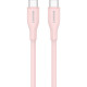 Дата кабель USB-C to USB-C 1.0m CC60SC10 60W Silicon Pink Sand Canyon (CNS-CC60SC10PS)