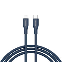 Дата кабель USB-C to Lightning 1.0m CLNM60 C-L 60W MFI Silicon Blue Canyon (CNS-CLNM60SC10DB)