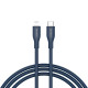 Дата кабель USB-C to Lightning 1.0m CLNM60 C-L 60W MFI Silicon Blue Canyon (CNS-CLNM60SC10DB)
