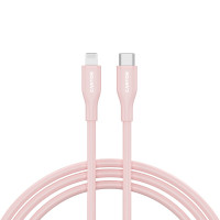 Дата кабель USB-C to Lightning 1.0m CLNM60 C-L 60W MFI Silicon Pink Canyon (CNS-CLNM60SC10PS)
