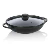 Сковорода Kela Atura WOK з кришкою 32 см, 4 л (15174)