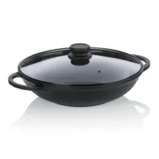 Сковорода Kela Atura WOK з кришкою 32 см, 4 л (15174)