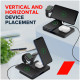 Зарядний пристрій Canyon wireless charger WS-404 15W 4in1 Black (CNS-WCS404)