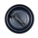 Набір сковорідок Bergner Click & cook, зі знімною ручкою, 22/26 см, червоний (BG-31605-RD)