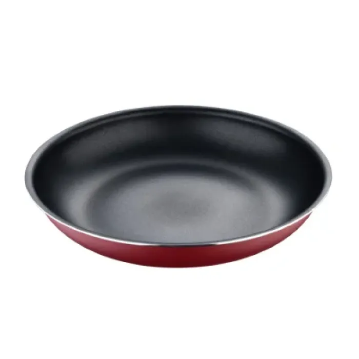 Набір сковорідок Bergner Click & cook, зі знімною ручкою, 22/26 см, червоний (BG-31605-RD)