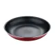 Набір сковорідок Bergner Click & cook, зі знімною ручкою, 22/26 см, червоний (BG-31605-RD)