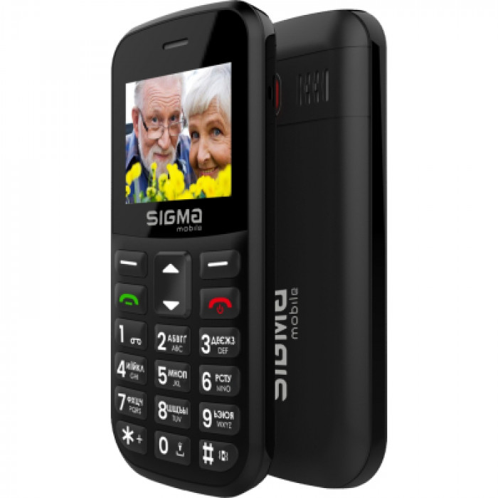 Мобильный телефон Sigma Comfort 50 EASY TYPE-C Black (4827798585214)