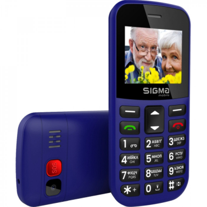 Мобільний телефон Sigma Comfort 50 EASY TYPE-C Blue (4827798585238)