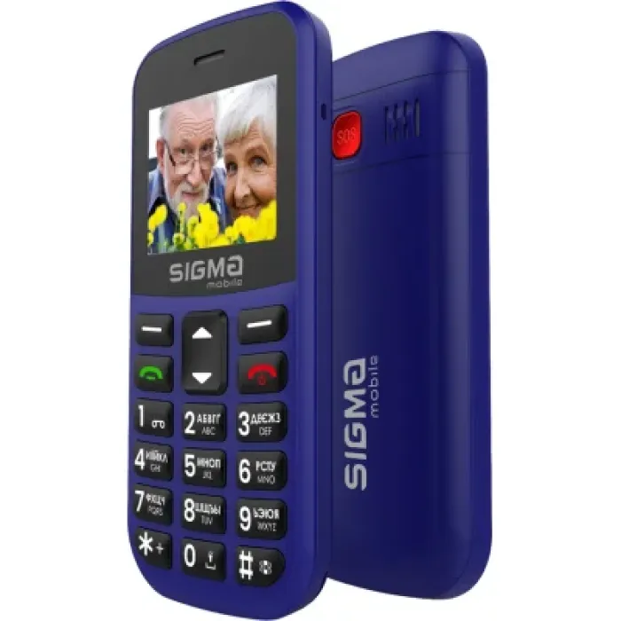 Мобільний телефон Sigma Comfort 50 EASY TYPE-C Blue (4827798585238)