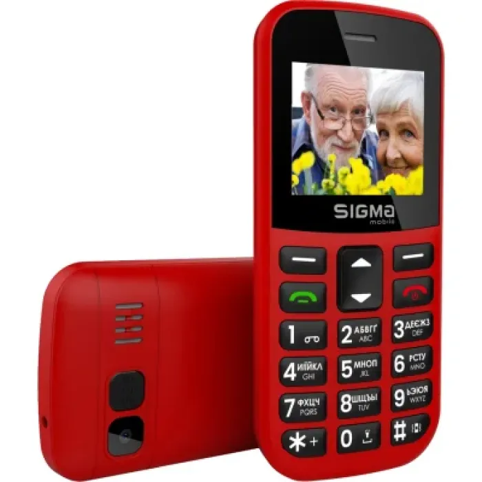 Мобільний телефон Sigma Comfort 50 EASY TYPE-C Red (4827798585221)
