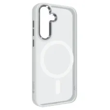 Чохол до мобільного телефона Armorstandart Unit MagSafe Samsung S25 Matte Clear Silver (ARM82261)
