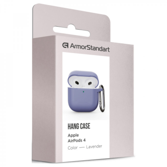 Чехол для наушников Armorstandart Hang Case для Apple AirPods 4 Lavender (ARM81282)