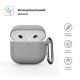 Чохол для навушників Armorstandart Hang Case для Apple AirPods 4 Light Grey (ARM81284)