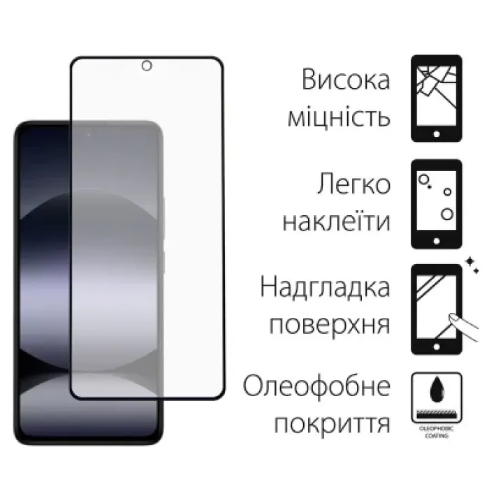 Чохол до мобільного телефона Dengos Kit Xiaomi Redmi Note 14 case Carbon + glass (Purple) (DG-KM-129)