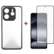Чохол до мобільного телефона Dengos Kit Xiaomi Redmi Note 14 5G case Matte + glass (Black) (DG-KM-127)