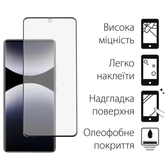 Чохол до мобільного телефона Dengos Kit Xiaomi Redmi Note 14 case Soft + glass (Mint) (DG-KM-131)