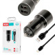 Зарядний пристрій XO TZ09 2.4A/2 USB + cable lightning Black (XO-TZ09L-BK)