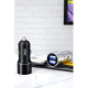 Зарядний пристрій XO TZ09 2.4A/2 USB + cable lightning Black (XO-TZ09L-BK)