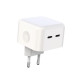 Зарядний пристрій XO QC 3.0 L102 35W/2 USB-C + cable Lightning NB113 White (XO-L102i-WH)
