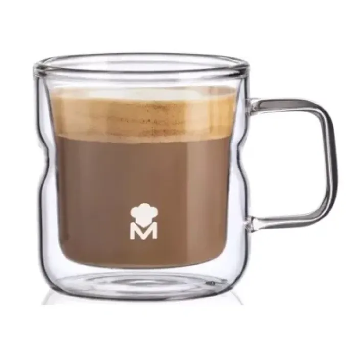 Набір чашок MasterPro Mixology з подвійними стінками 140 мл, 2 шт (BGMP-20208)