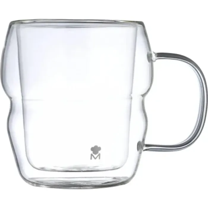 Набір чашок MasterPro Mixology з подвійними стінками 450 мл, 2 шт (BGMP-20206)