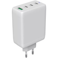 Зарядний пристрій Canyon CU100ACC GaN 100W 3xPD 1xQC EU White (CNS-CUW100ACC)