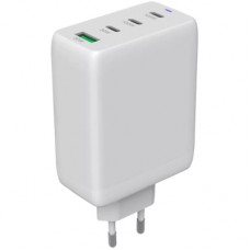 Зарядний пристрій Canyon CU100ACC GaN 100W 3xPD 1xQC EU White (CNS-CUW100ACC)