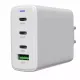 Зарядний пристрій Canyon CU140ACC GaN 150W 3xPD 1xQC EU White (CNS-CUW140ACC)