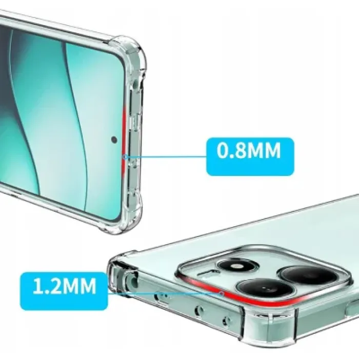 Чохол до мобільного телефона BeCover Anti-Shock Xiaomi Redmi Note 14 4G Clear (713035)