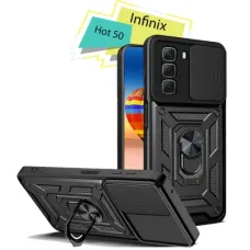 Чохол до мобільного телефона BeCover Military Infinix Hot 50 (X6720) Black (713046)