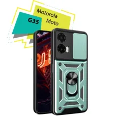 Чохол до мобільного телефона BeCover Military Motorola Moto G35 Dark Green (713091)