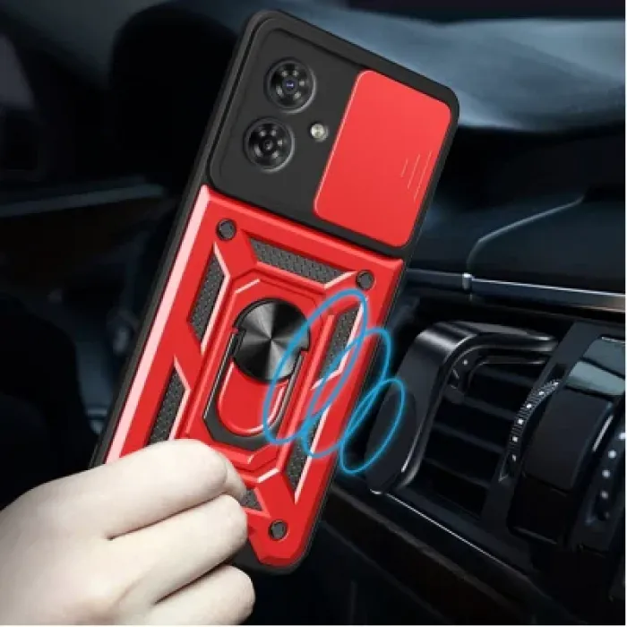 Чохол до мобільного телефона BeCover Military Motorola Moto G55 Red (713059)