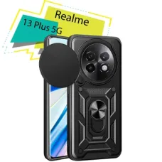 Чохол до мобільного телефона BeCover Military Realme 13 Plus 5G Black (713076)